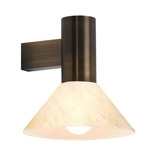 Torres Wall Sconce - Alabaster / Antique Bronze