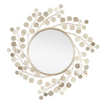 Lunaria Mirror - Contemporary Silver Leaf / Mirror