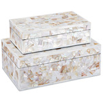 Uma Mother Of Pearl Box Set of 2 - Mother of Pearl