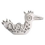 Eunice The Duck Sculpture - White Wash