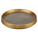 Tanay Tray - Antique Brass / Graphite