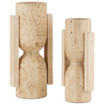 Face to Face Vase Set of 2 - Natural