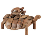 Turtle Sculpture Set of 3 - Natural