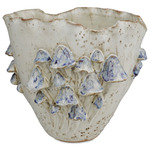 Black Forest Mushroom Vase - Ivory