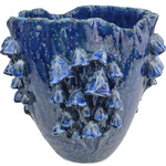 Conical Mushroom Vase - Dark Blue