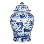 South Temple Jar - Blue / White