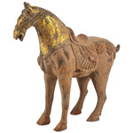 Tang Dynasty Grande Iron Horse - Antique Gold