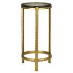 Acea Drinks Table - Gold / Clear