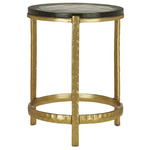 Acea Accent Table - Gold / Clear