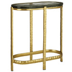 Acea Side Table - Gold / Clear