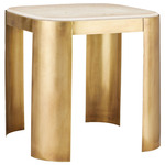 Sev Accent Table - Gold / Natural