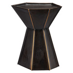 Merola Accent Table - Bronze Gold