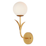 Rossville Wall Light - Contemporary Gold Leaf / Frosted