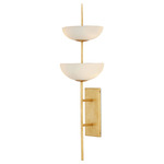 Follett Wall Sconce - Contemporary Gold Leaf / White