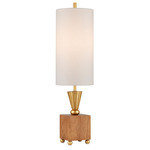 Ballyfin Table Lamp - Gold / Natural / Off White