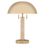 Miles Table Lamp - Brass/ Natural / Brass