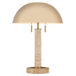 Miles Table Lamp - Brass / Natural / Brass