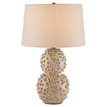 Barnacle Table Lamp - Brown / Ivory