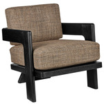 Theo Lounge Chair - Caviar Black / Rig Otter