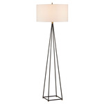 Fiction Floor Lamp - Bronze / Off White