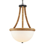 Morningside Ceiling Light - Black / Natural / White