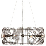 Endicott Chandelier - Bronze Gold