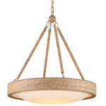 Hopscotch Chandelier - Natural / Frosted