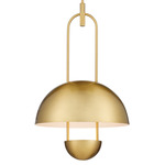 Creighton Ceiling Light - Brass / White