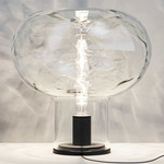 Magic Mushroom Table Lamp - Black / Clear