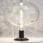 Magic Mushroom Table Lamp - Black / Clear