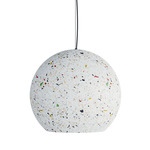 Reglobe Pendant - Black / Random Terrazzo