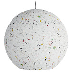 Reglobe Pendant - Black / Random Terrazzo