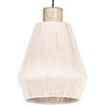Lanier Pendant - Black / Cream