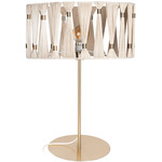 Macclenny Table Lamp - Brushed Brass / Beige