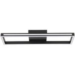 Salvilanas Linear Ceiling Flush Mount - Black / White