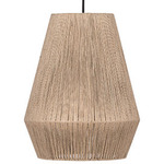 Alderney Pendant - Black / Natural