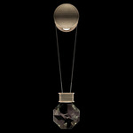 Aria Drop Pendant - Soft Ombre Bronze / Crystal