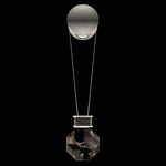 Aria Drop Pendant - Soft Ombre Silver / Crystal