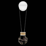 Aria Drop Wall Sconce - White / Gold / Crystal