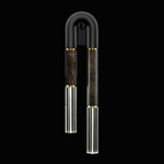 Antonia Wall Sconce - Black / Brass / Charcoal / Clear