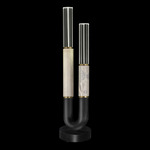 Antonia Table Lamp - Black / Brass / Smoke / Clear