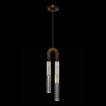 Antonia Pendant - Bronze / Brass / Smoke / Clear