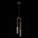 Antonia Pendant - Bronze / Nickel / Charcoal / Clear