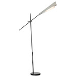 Vertex Floor Lamp - Black / Sterling