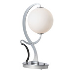 Pression Table Lamp - Sterling / Opal