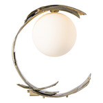 Crest Table Lamp - Modern Brass / Opal