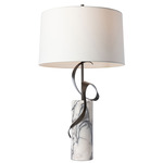 Rivulet Table Lamp - Dark Smoke / Natural Anna