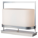 Serenity Table Lamp - Sterling / Opal