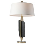 Cambrian Table Lamp - Modern Brass / Natural Anna