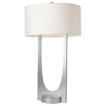 Cypress Table Lamp - Sterling / Natural Anna